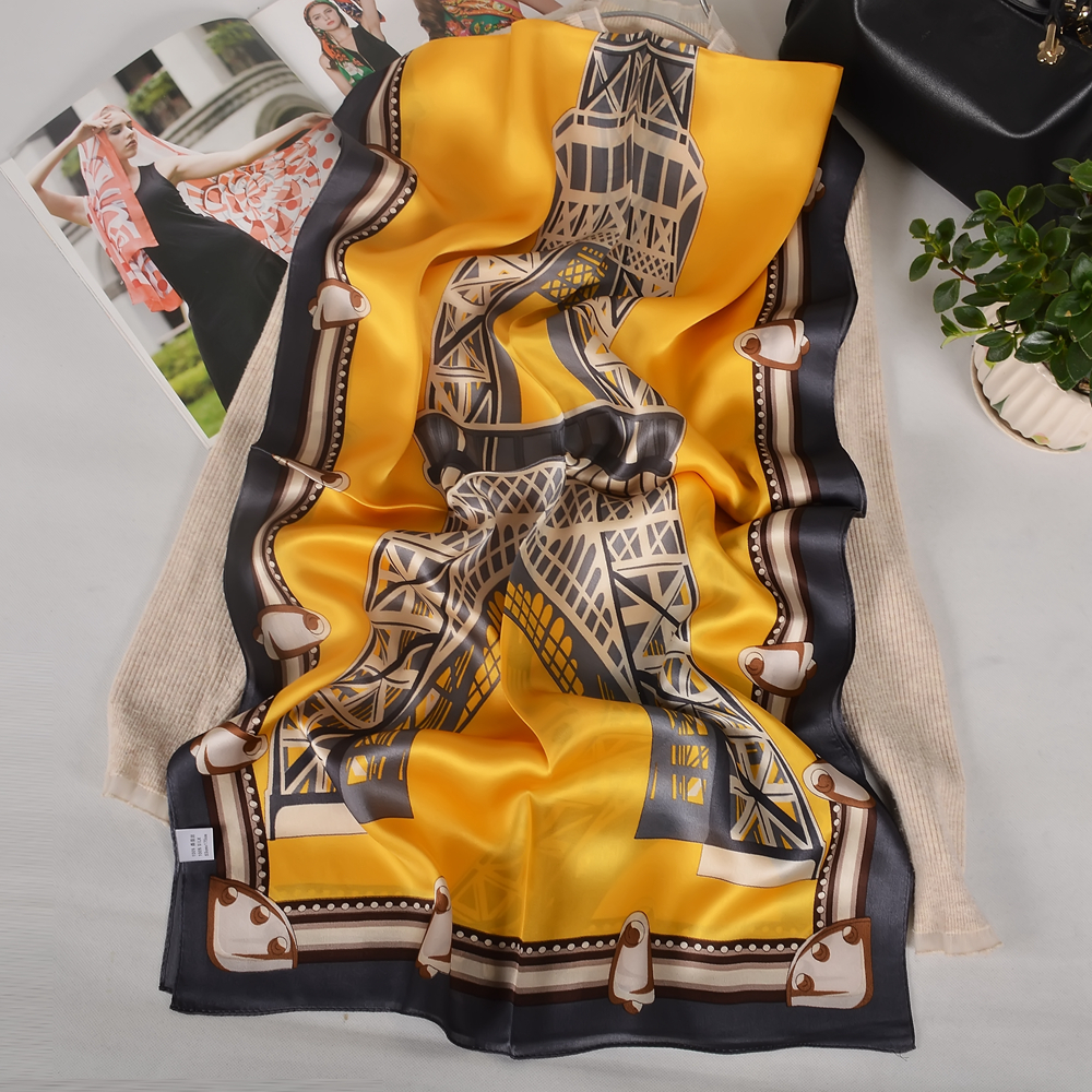 BYSIFA| New Bright Yellow 100% – Shawl Wrap Winter recenzja i cena