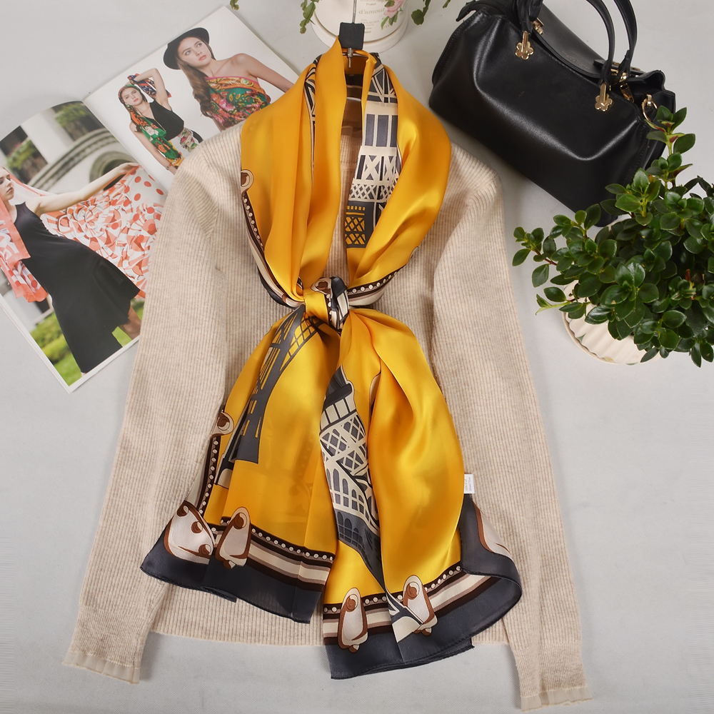 BYSIFA| New Bright Yellow 100% – Shawl Wrap Winter recenzja i cena