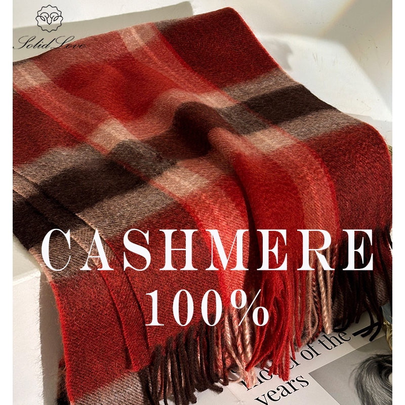100% Cashmere Scarf   Plaid  W – Wool Scarf Men recenzja i cena