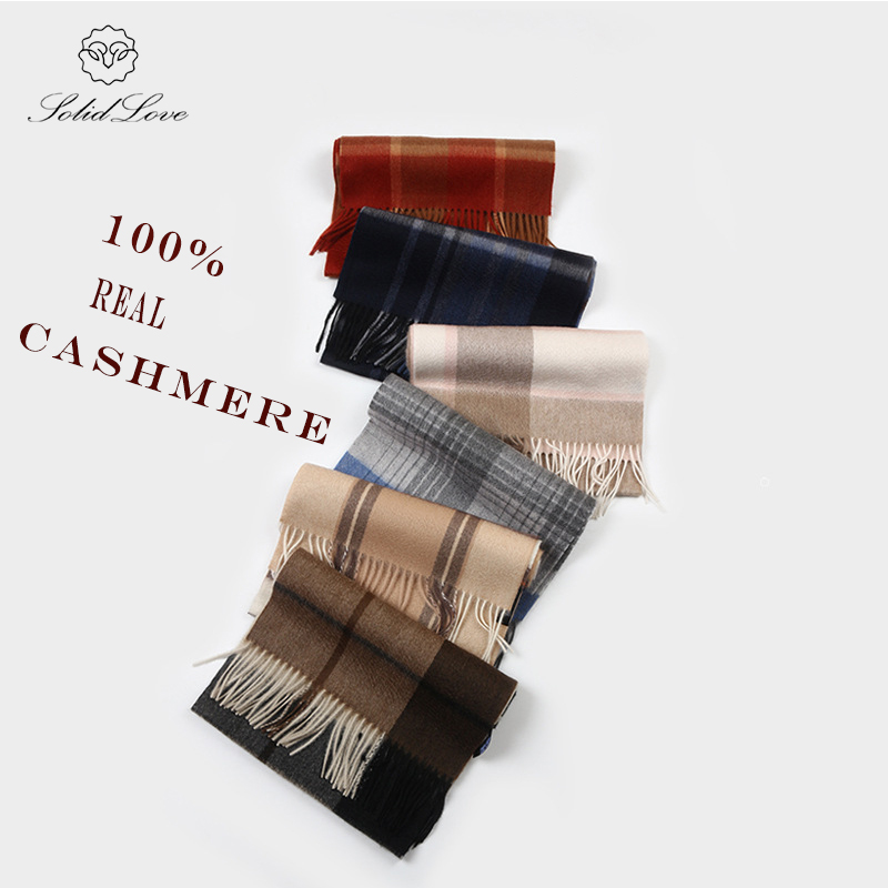 100% Cashmere Scarf   Plaid  W – Wool Scarf Men recenzja i cena