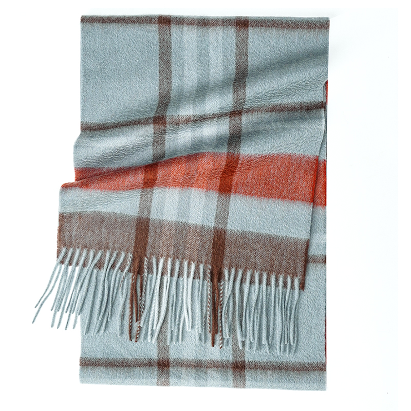 100% Cashmere Scarf   Plaid  W – Wool Scarf Men recenzja i cena
