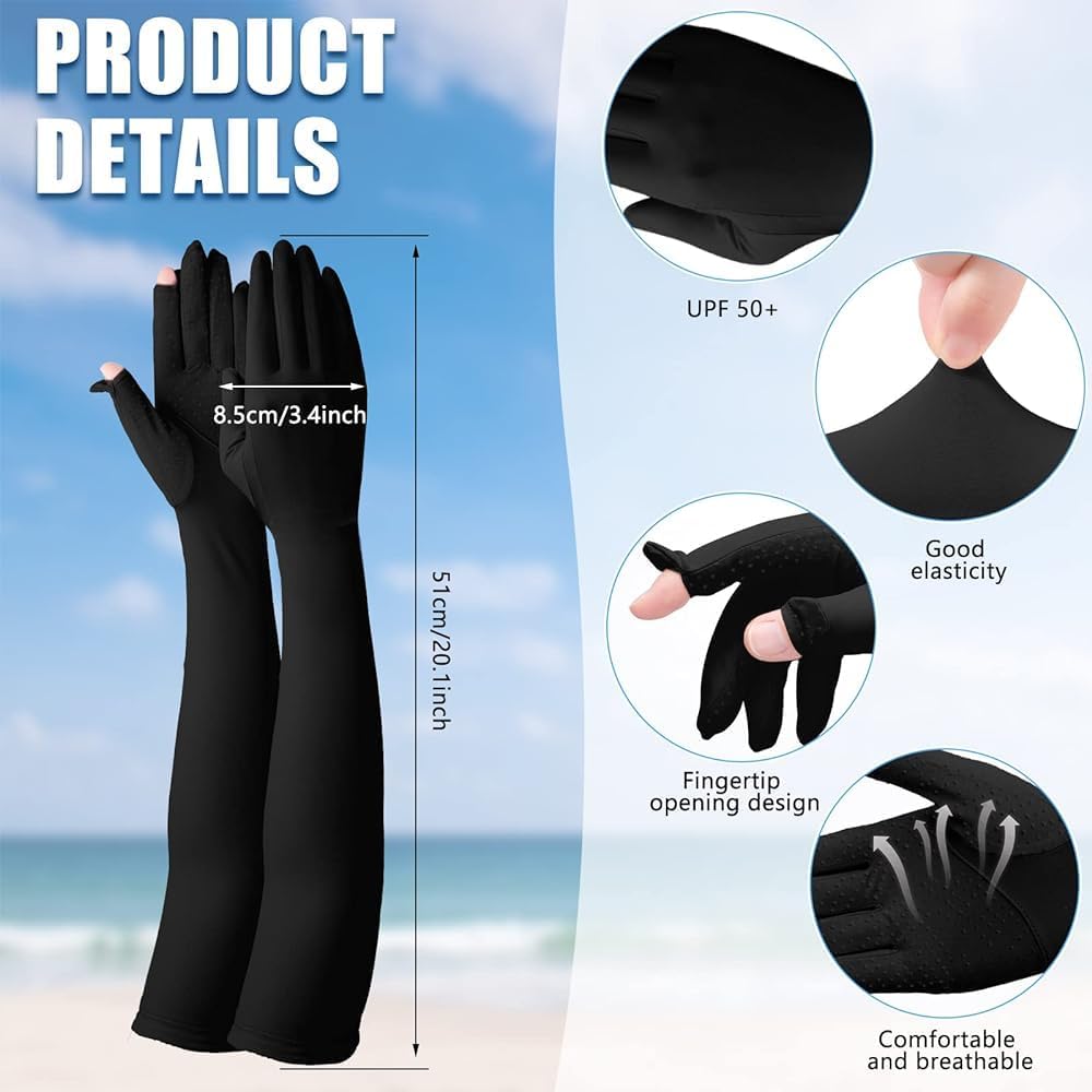 Long Sun Protection Gloves for – Touch Screen Gloves recenzja i cena