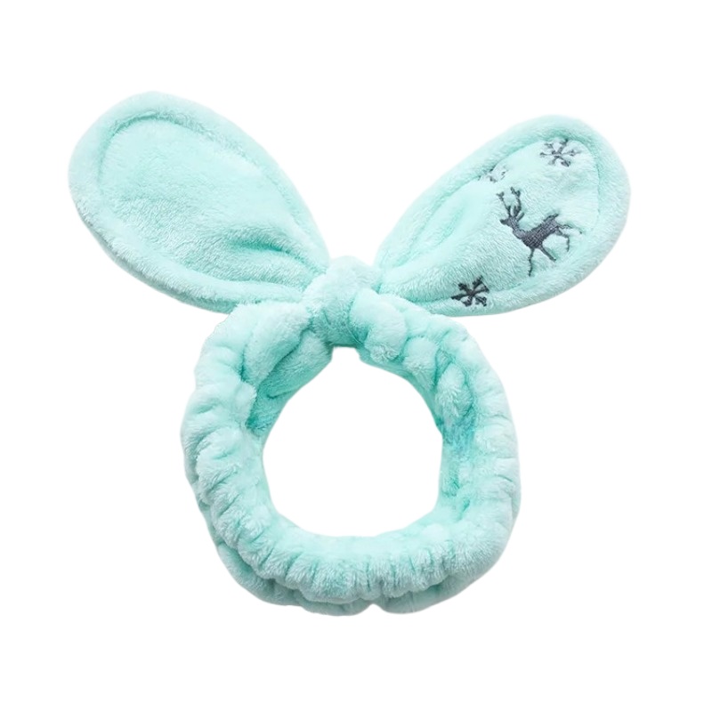 Soft Retro Christmas elk snowf – Winter Headband Fleece recenzja i cena