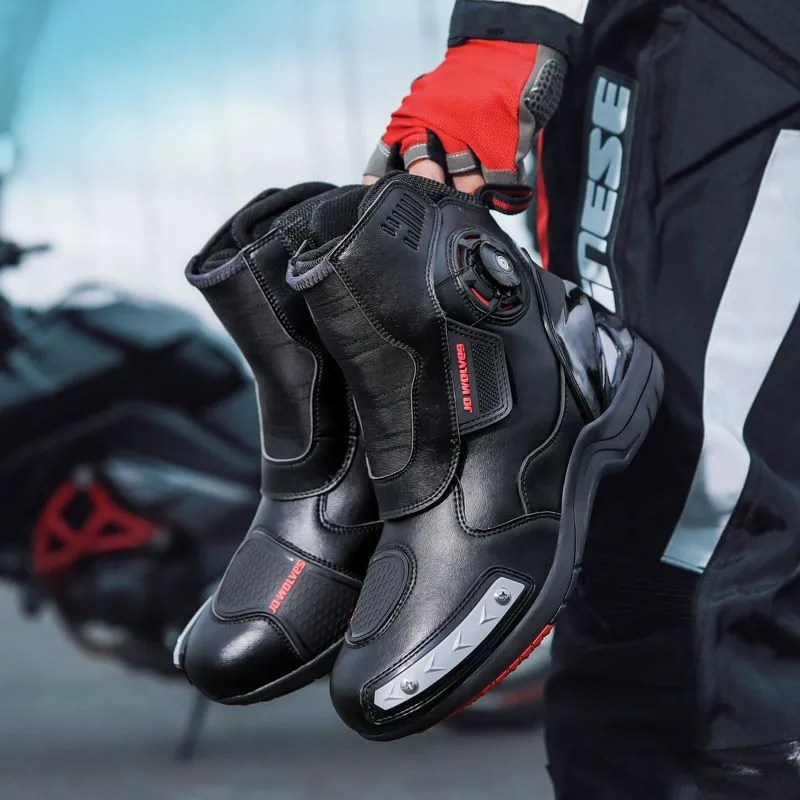 Men Motorcycle Boots Shoes Mic – Waterproof Winter Boot recenzja i cena