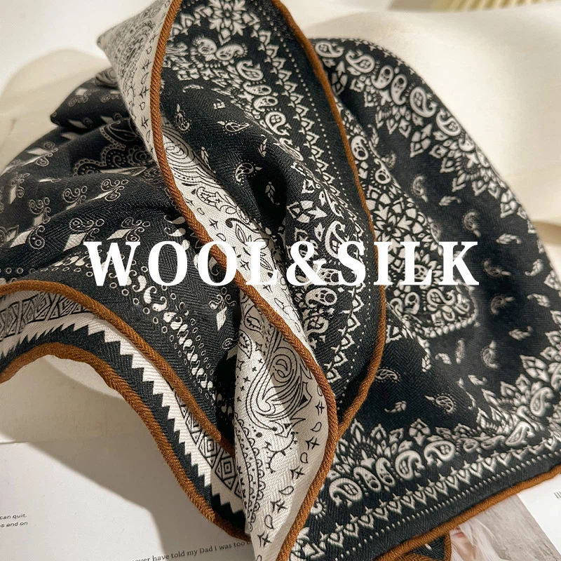 2026 Winter Luxury Designer Sc – Wool Scarf Men recenzja i cena