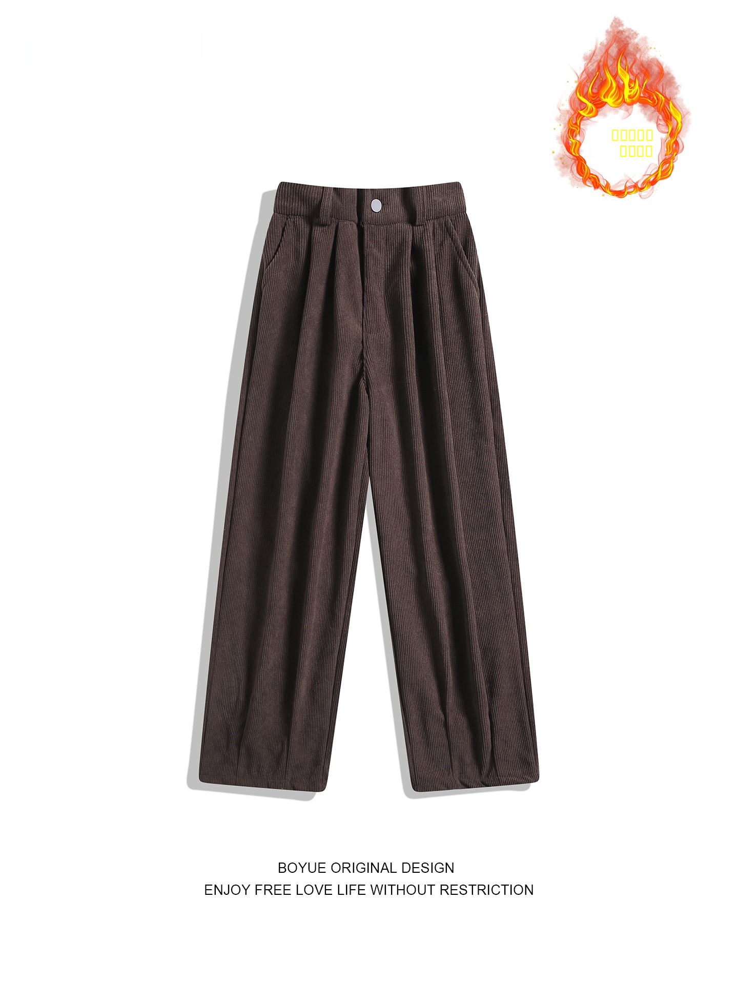 Boyue Men's Thiened Corduroy S – Corduroy Pant Warm recenzja i cena