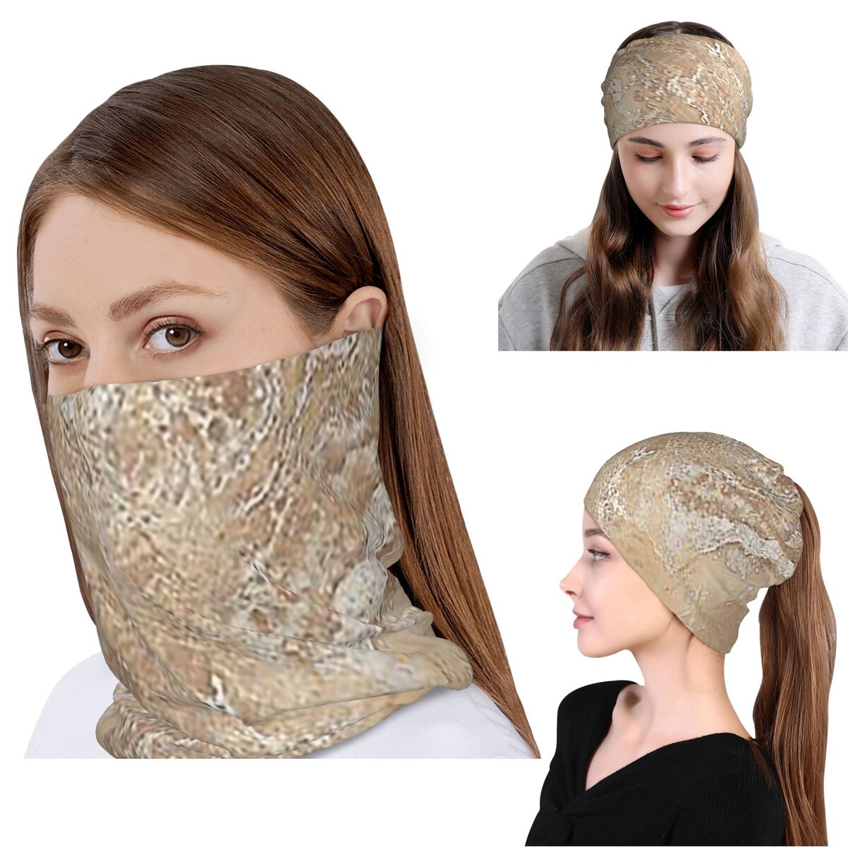 Contemporary Cream Beige Sand  – Knit Beanie Hat Warm recenzja i cena