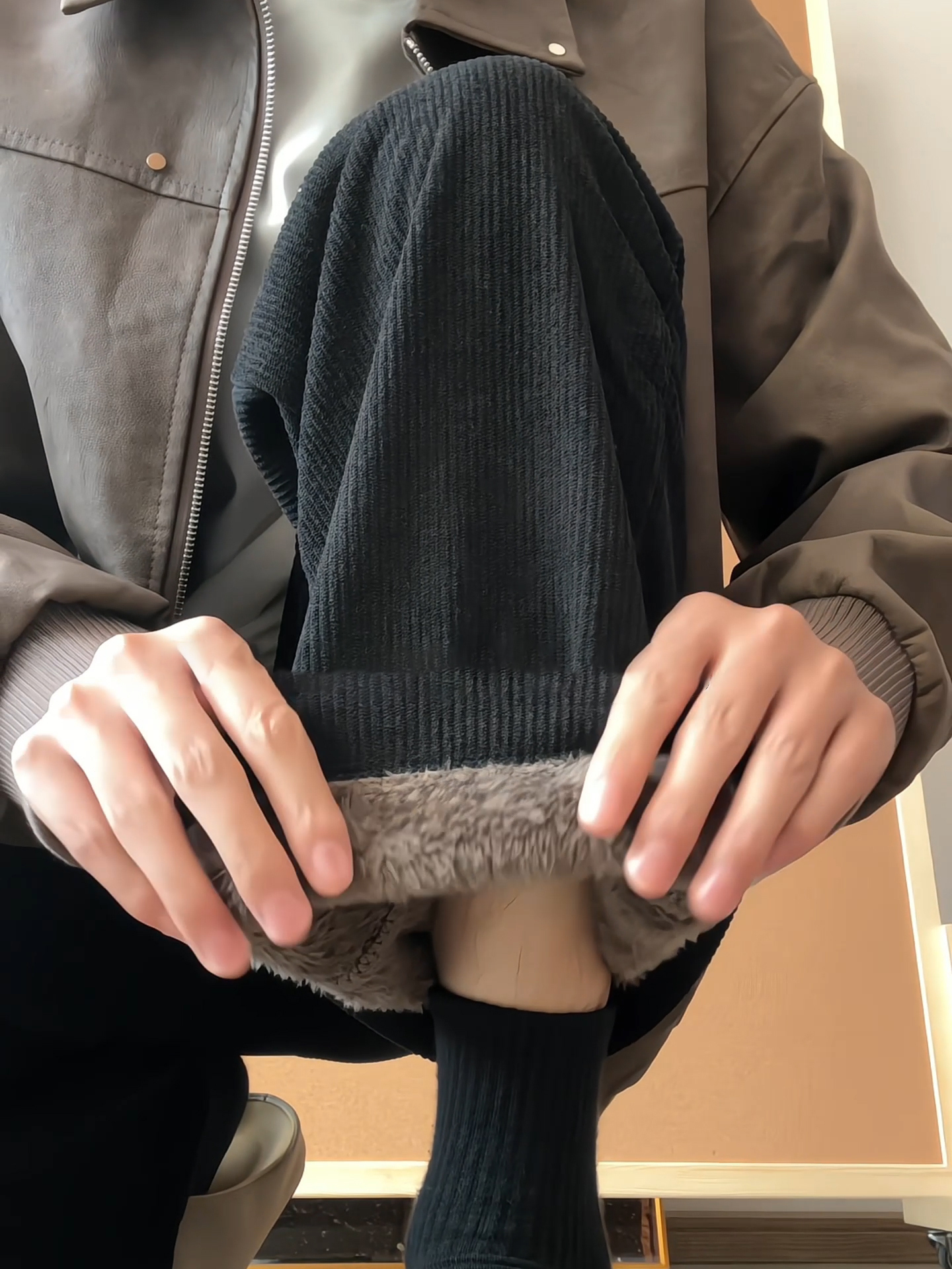 Thiened Fce Lined Corduroy Men – Corduroy Pant Warm recenzja i cena