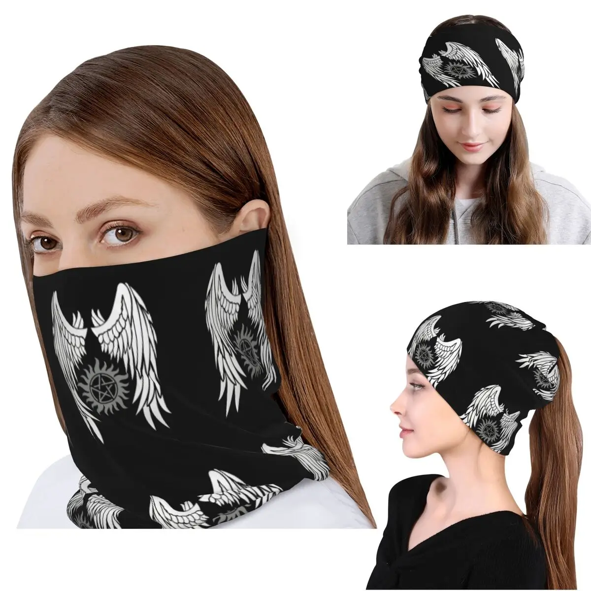Supernatural Wings And Logo Ba – Knit Beanie Hat Warm recenzja i cena
