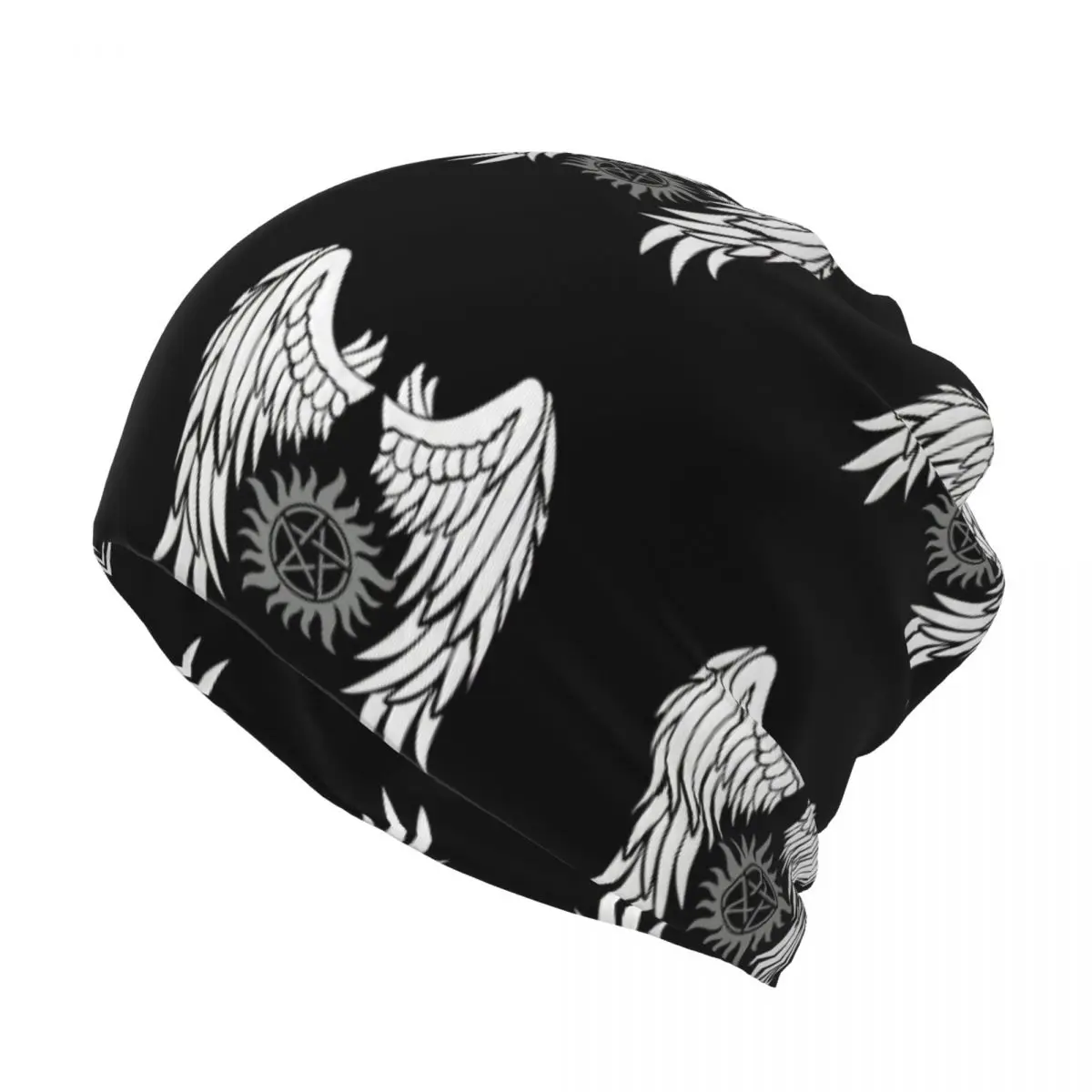 Supernatural Wings And Logo Ba – Knit Beanie Hat Warm recenzja i cena
