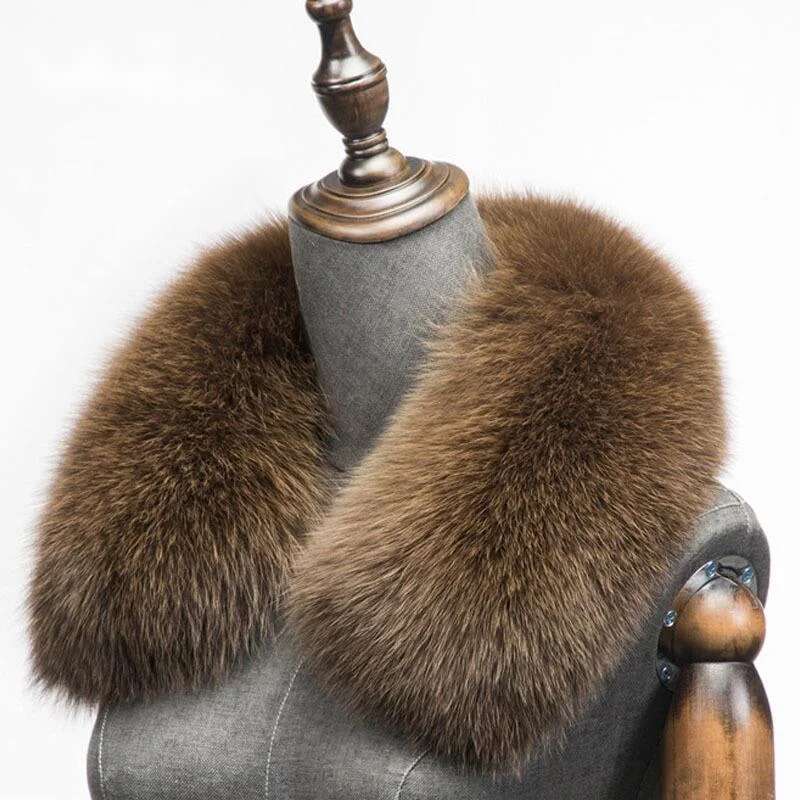 Winter Natural Fox Fur Scarf S – Shawl Wrap Winter recenzja i cena