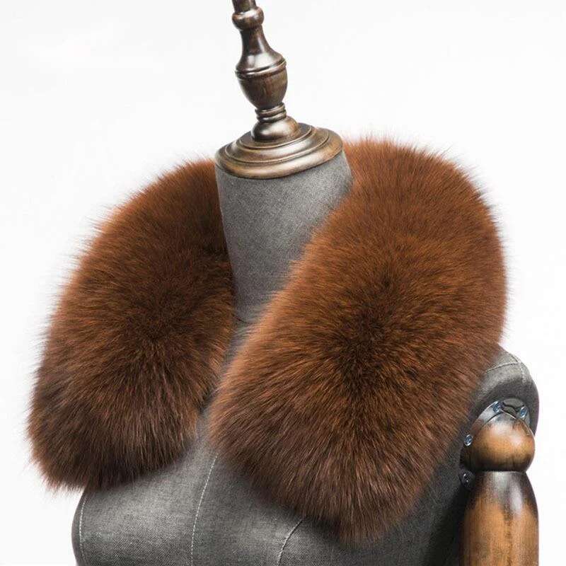 Winter Natural Fox Fur Scarf S – Shawl Wrap Winter recenzja i cena