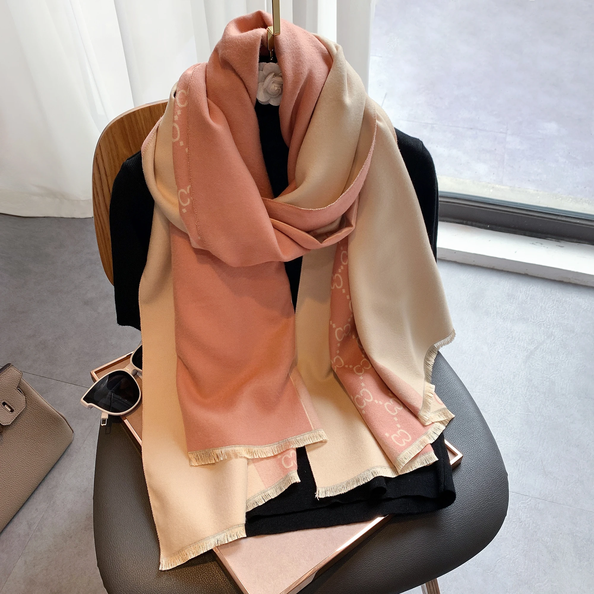 2025 Autumn and Winter New Eur – Wool Scarf Men recenzja i cena