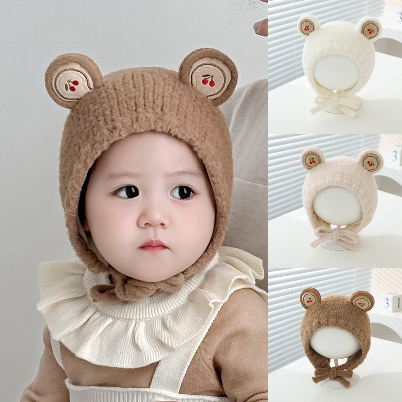Autumn Winter Baby Knitted Hat – Knit Beanie Hat Warm recenzja i cena