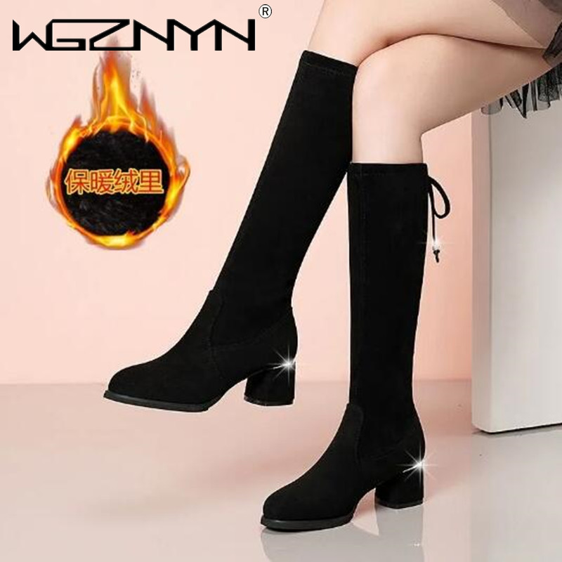 Women Autumn Winter Black Knee – Waterproof Winter Boot recenzja i cena