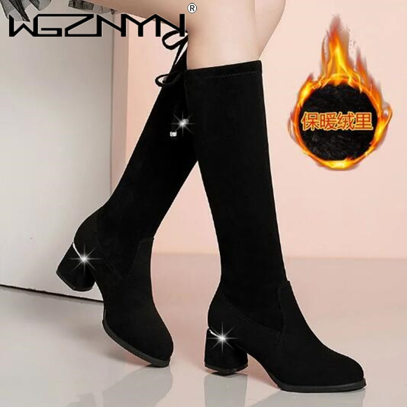 Women Autumn Winter Black Knee – Waterproof Winter Boot recenzja i cena