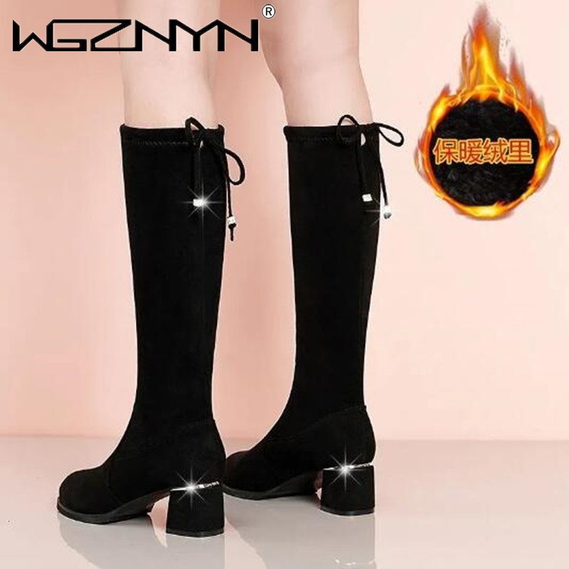 Women Autumn Winter Black Knee – Waterproof Winter Boot recenzja i cena
