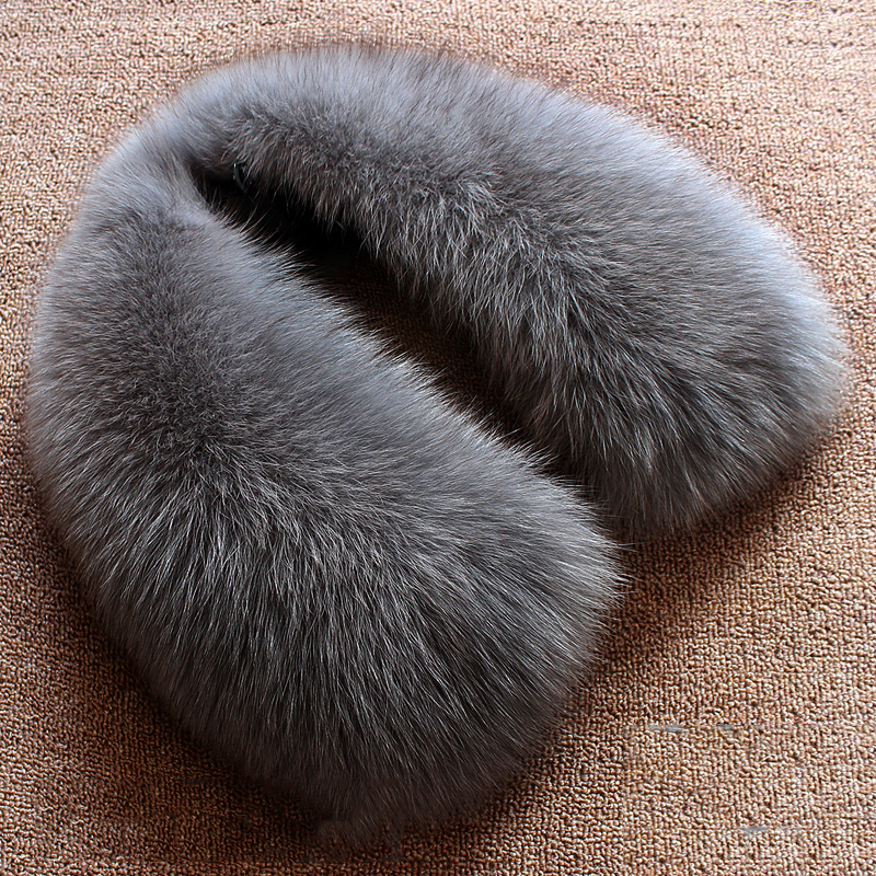 Real wool collar whole fur fox – Wool Scarf Men recenzja i cena
