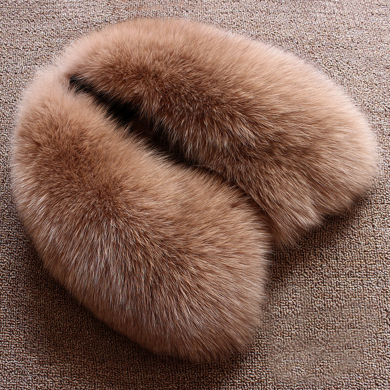 Real wool collar whole fur fox – Wool Scarf Men recenzja i cena