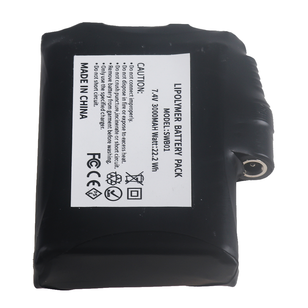 7.4V Li-Polymer 3000mah Batter – Heated Vest Battery recenzja i cena