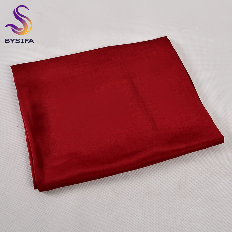 [BYSIFA] Solid Color Silk Scar – Shawl Wrap Winter recenzja i cena
