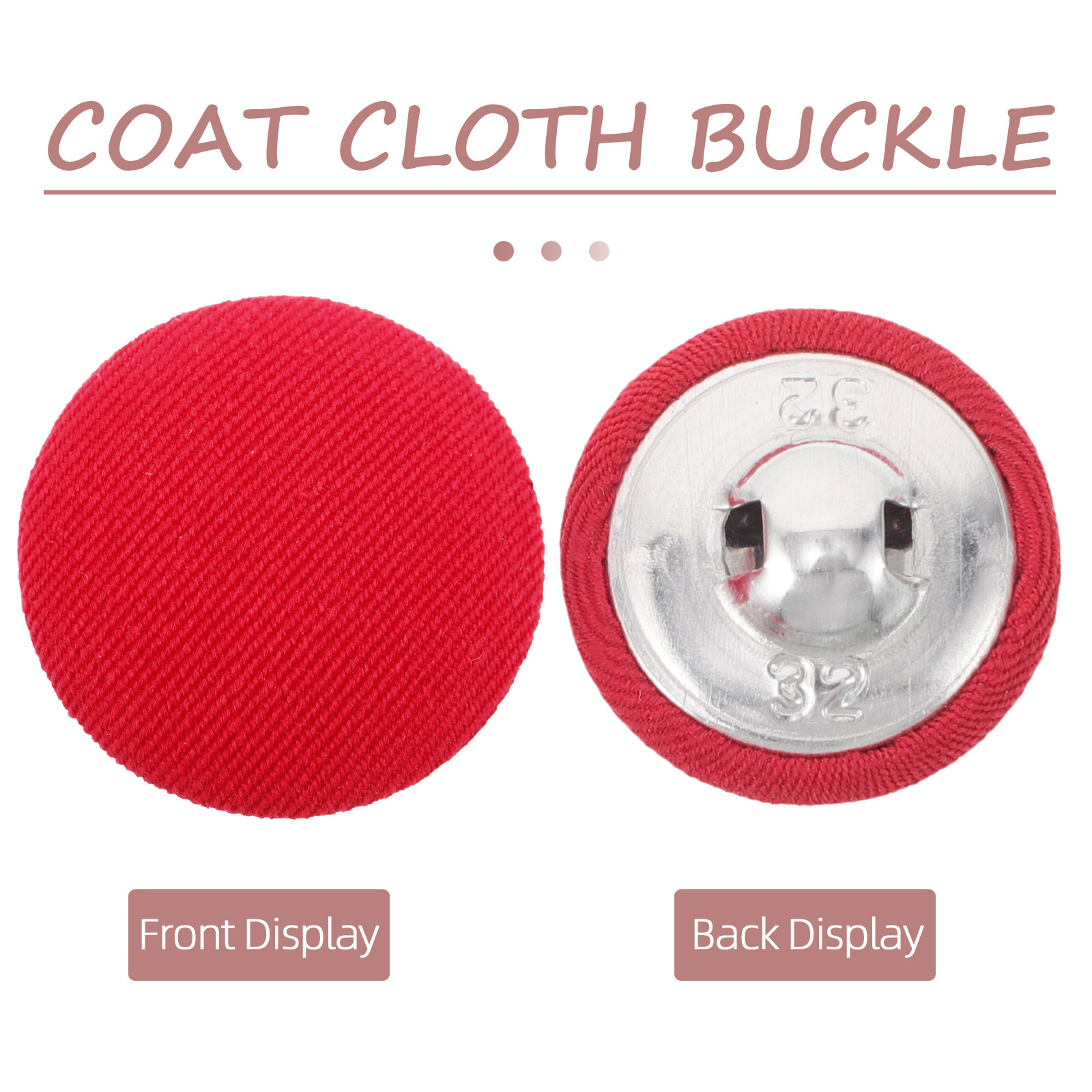 20Pcs Round Cloth Covered Butt – Wool Coat Peacoat recenzja i cena