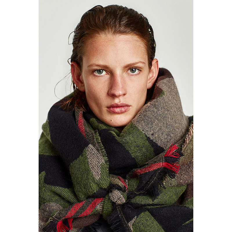 Camouflage Leopard Print Echar – Cashmere Pashmina Wrap recenzja i cena
