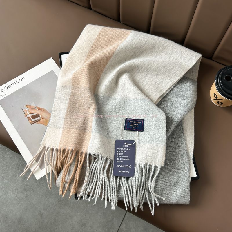 Autumn and winter classic chec – Wool Scarf Men recenzja i cena