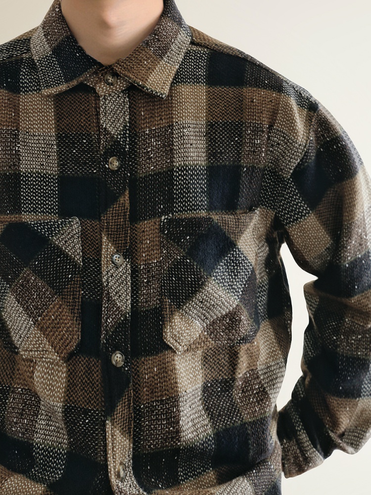 Mens American Vintage Yarn Dye – Flannel Shirt Lined recenzja i cena