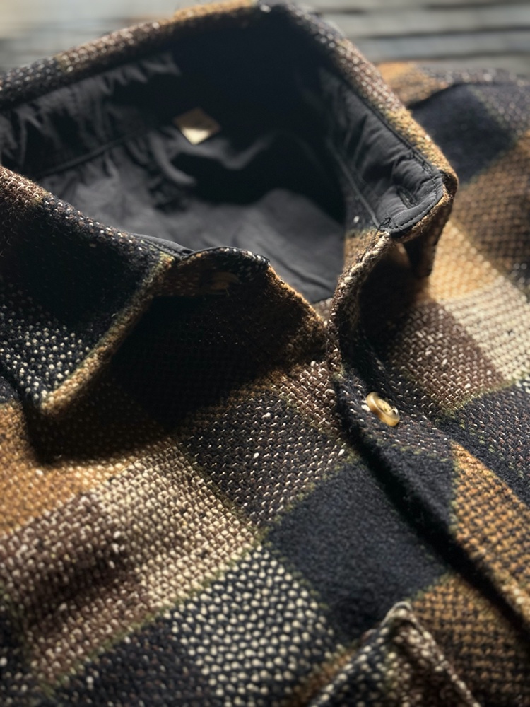 Mens American Vintage Yarn Dye – Flannel Shirt Lined recenzja i cena