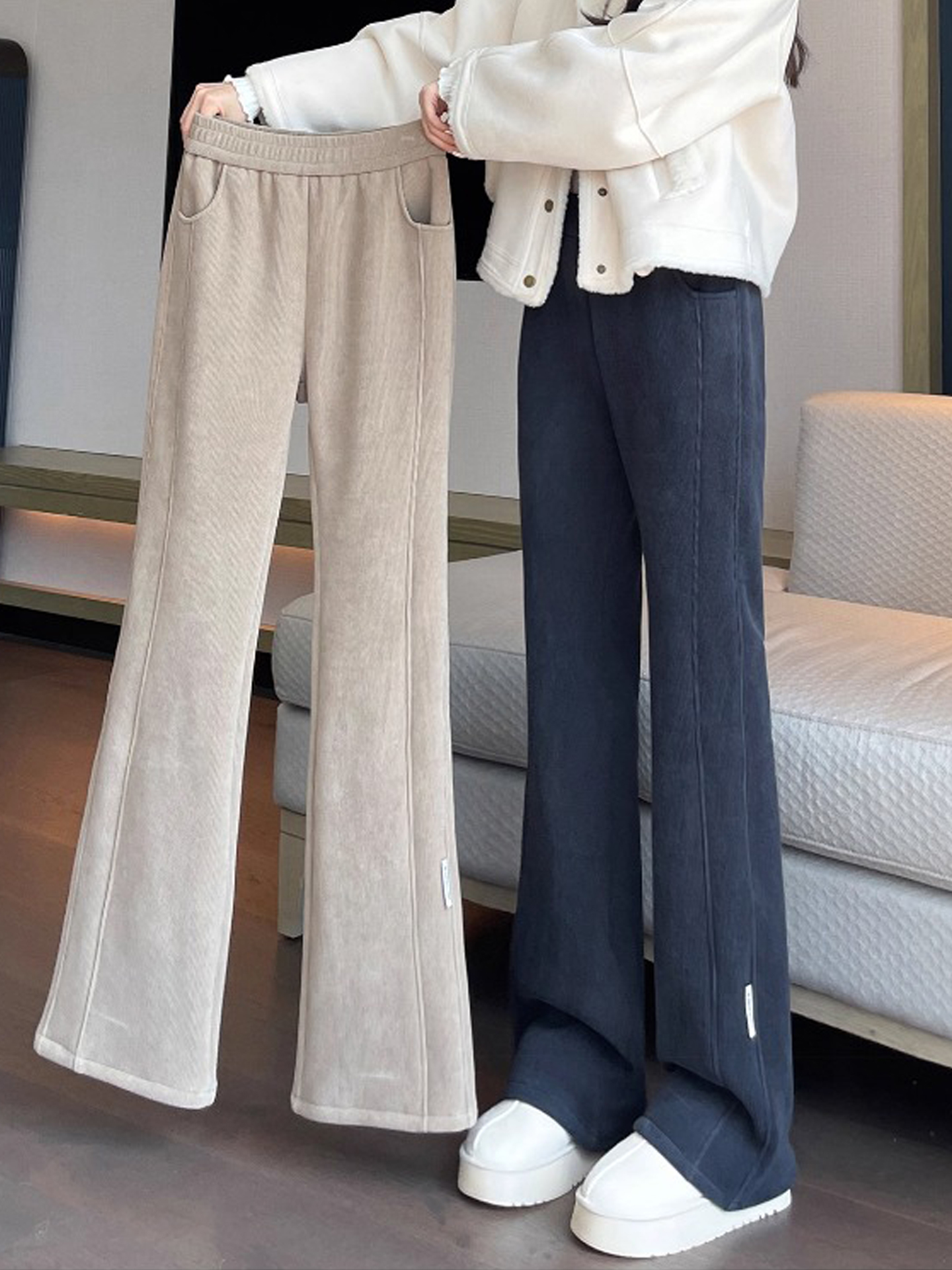 Lamb Velvet Thickened Women's  – Corduroy Pant Warm recenzja i cena