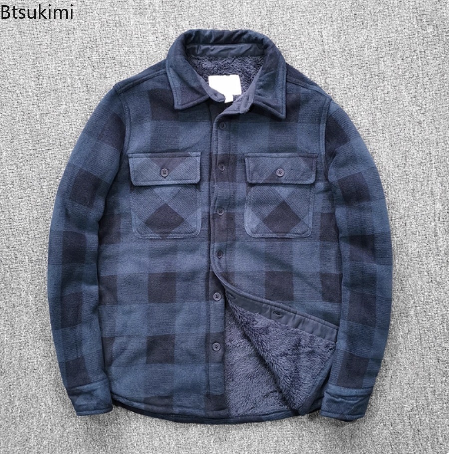 Mens Winter Fleece Linend Warm – Flannel Shirt Lined recenzja i cena