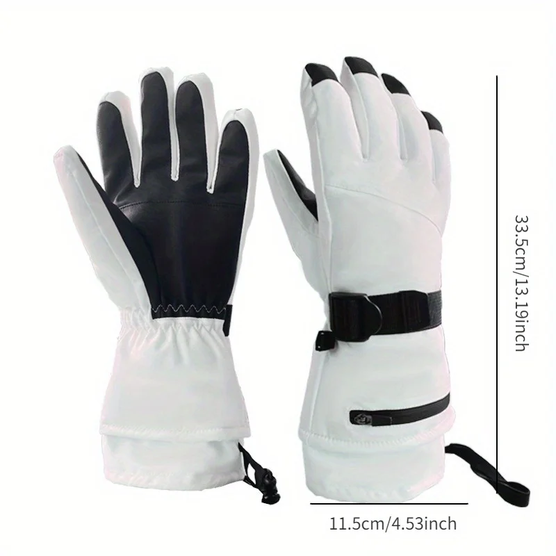 Thermal Waterproof Ski Gloves  – Snow Glove Insulated recenzja i cena