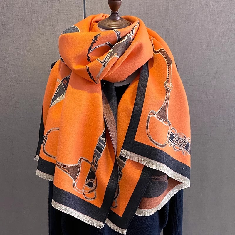 Retro Rider Horse Imitation Ca – Shawl Wrap Winter recenzja i cena