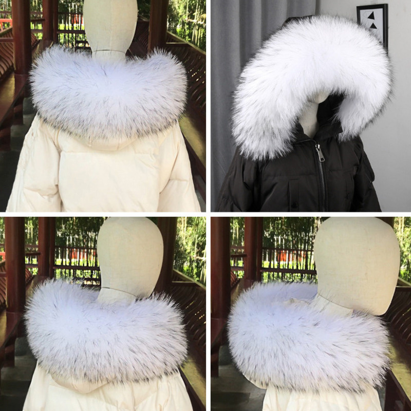 100% Real Fur Collar Coat Wint – Shawl Wrap Winter recenzja i cena