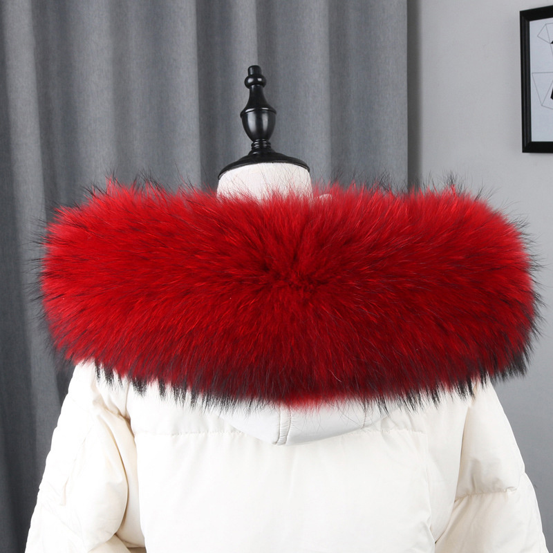 100% Real Fur Collar Coat Wint – Shawl Wrap Winter recenzja i cena