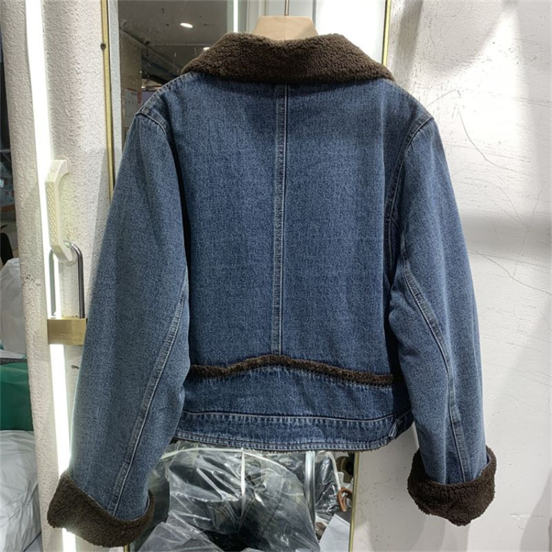 Thickened Denim Winter Coat Co – Down Jacket Packable recenzja i cena