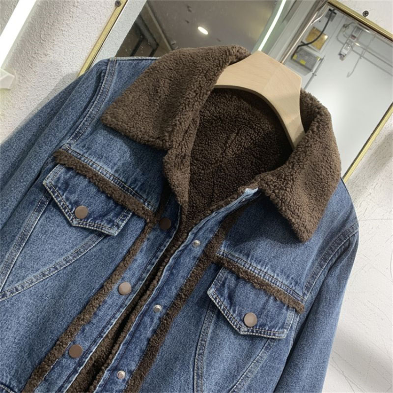 Thickened Denim Winter Coat Co – Down Jacket Packable recenzja i cena