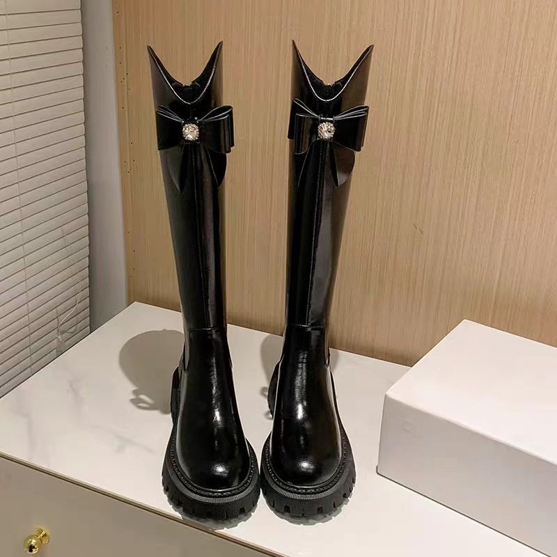 Round Toe Leather Rhinestone W – Waterproof Winter Boot recenzja i cena
