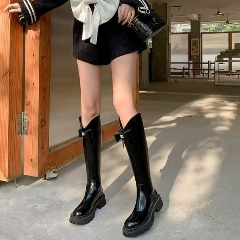 Round Toe Leather Rhinestone W – Waterproof Winter Boot recenzja i cena