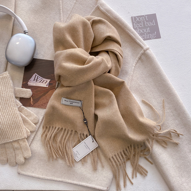 2024 Winter Wool Scarf For Wom – Cashmere Pashmina Wrap recenzja i cena