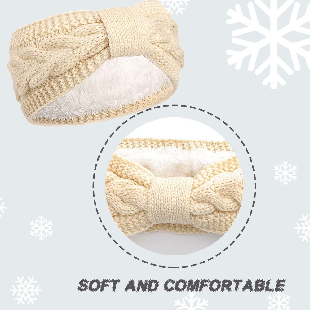 Winter Knitted Women Headbands – Winter Headband Fleece recenzja i cena