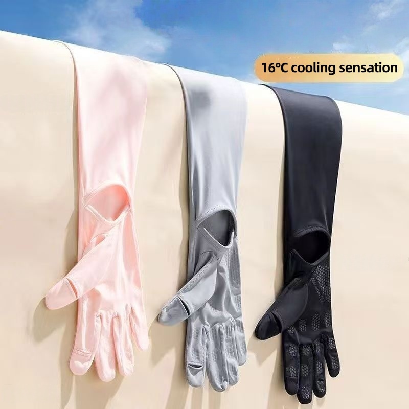 UPF50+ Ice Silk Sun Protection – Touch Screen Gloves recenzja i cena