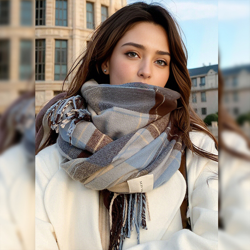 1 pc Fashionable and warm Brit – Wool Scarf Men recenzja i cena